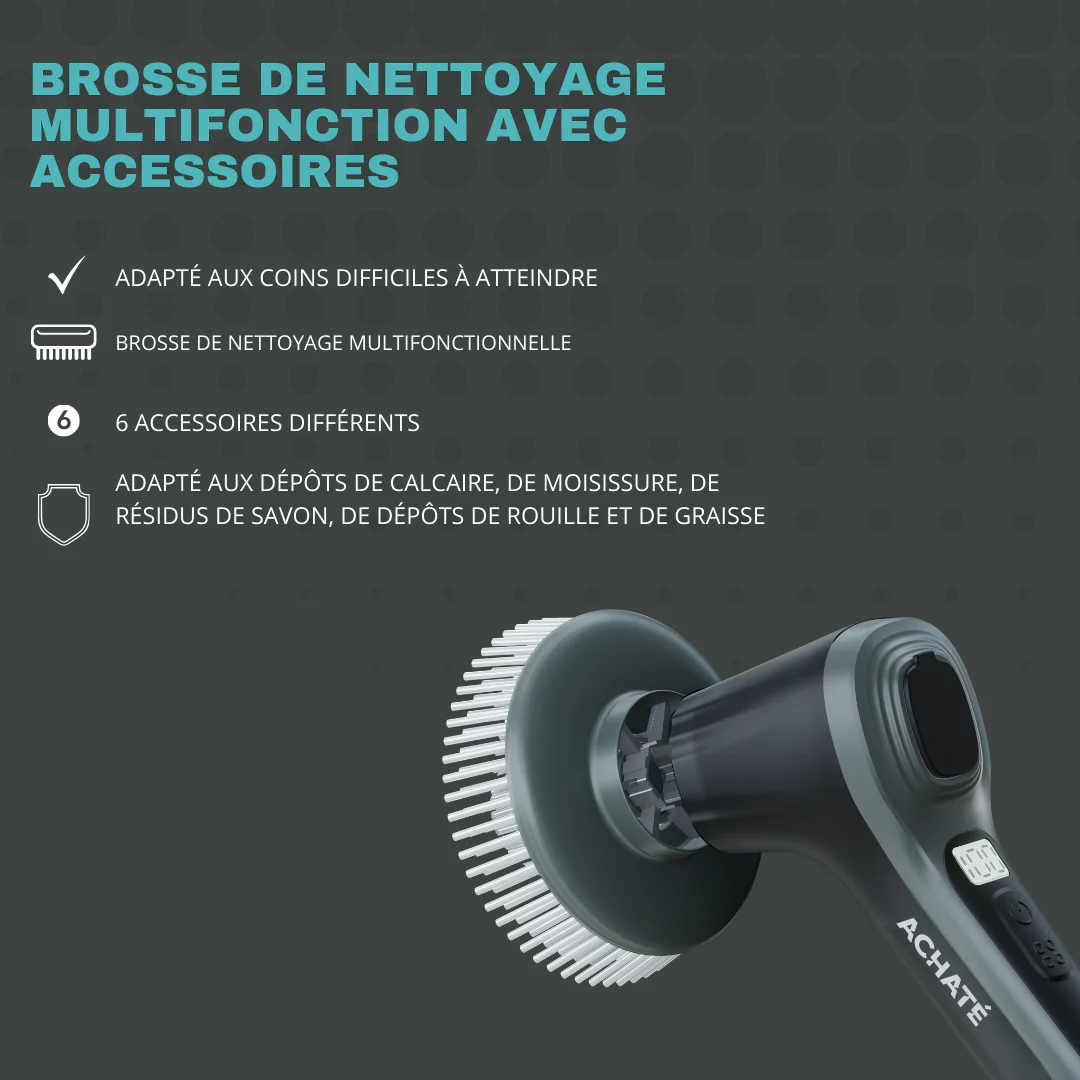 Achaté Brosse de nettoyage électrique - Image 5