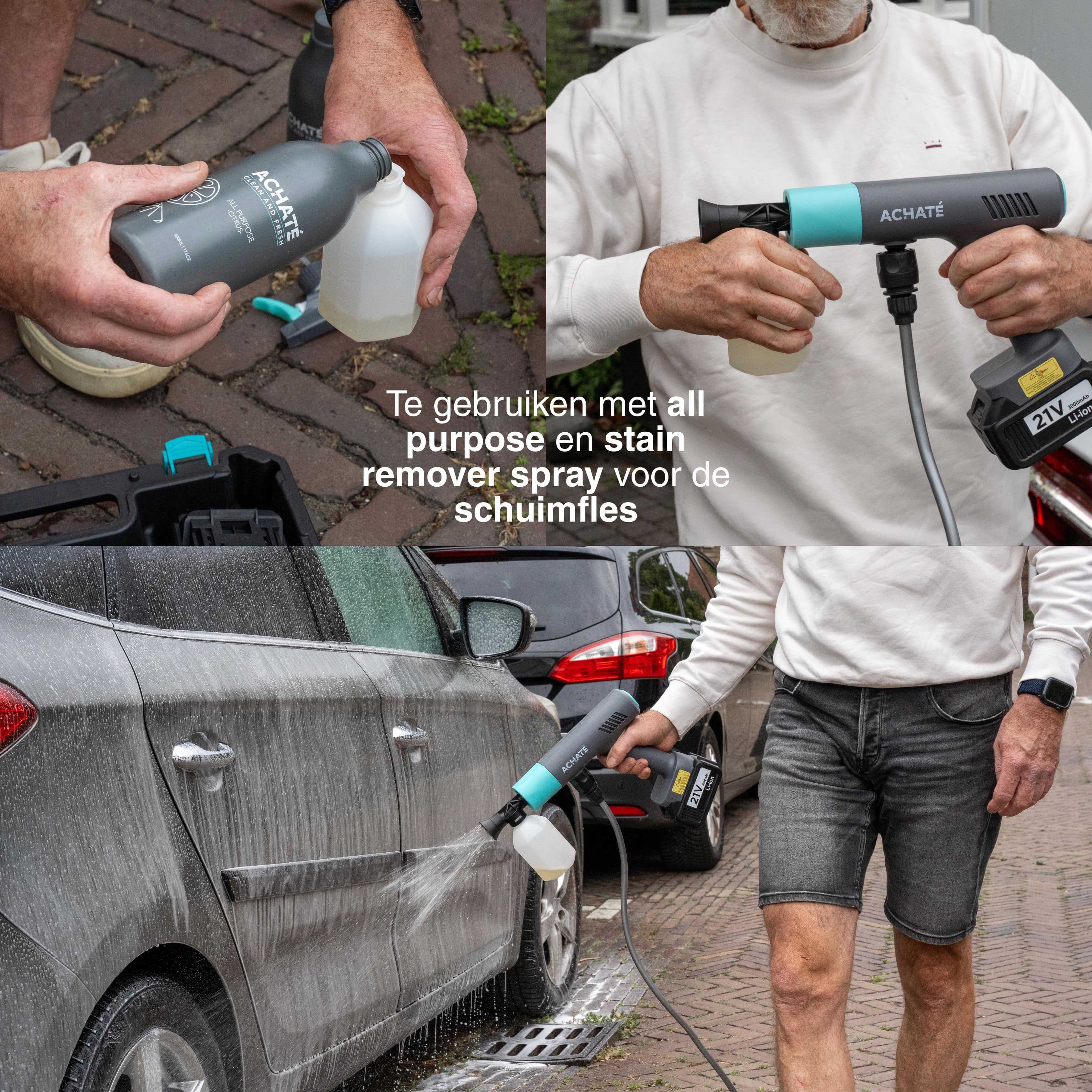 Achaté Draadloze Hogedrukreiniger Bundel - Image 11