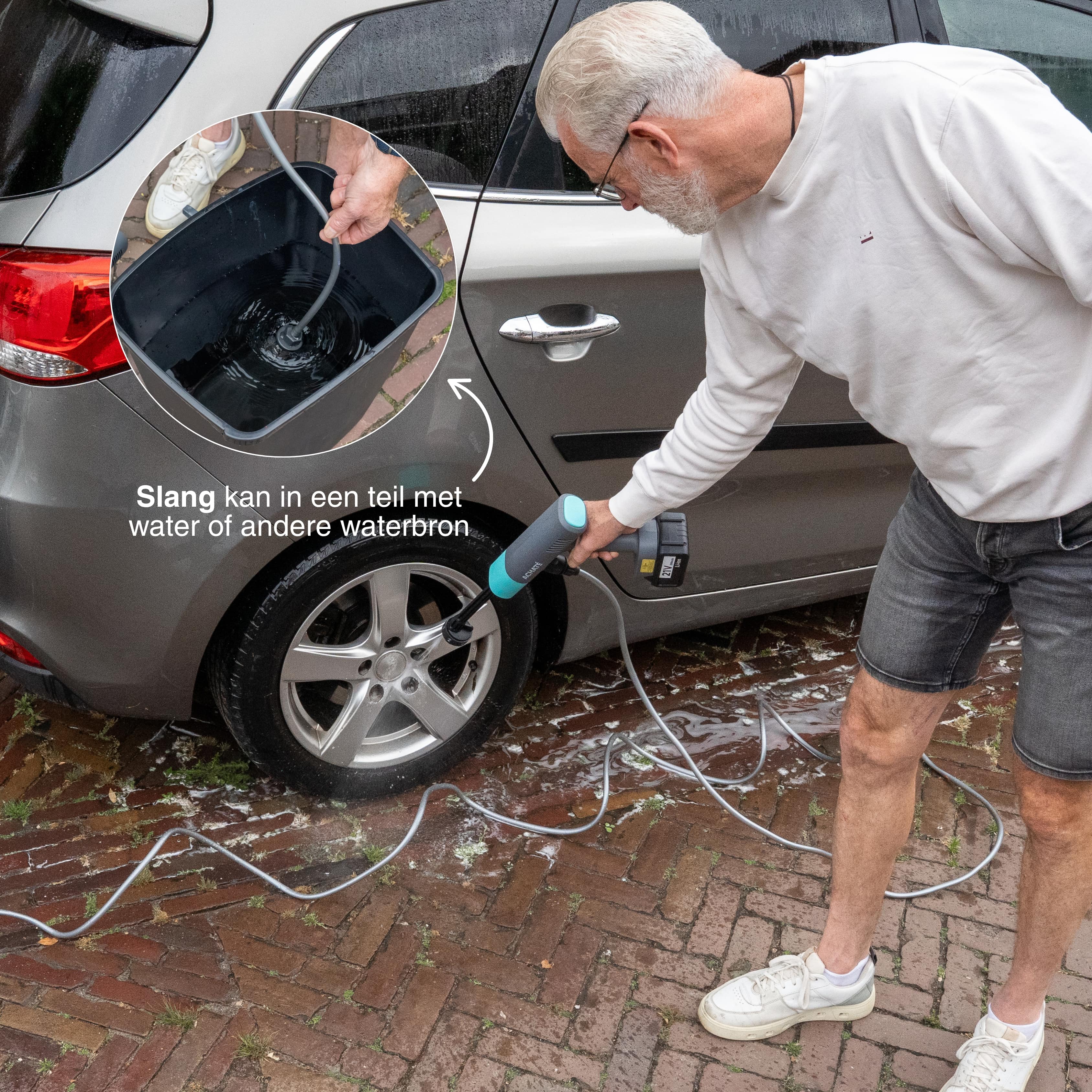 Achaté Draadloze Hogedrukreiniger Bundel - Image 6