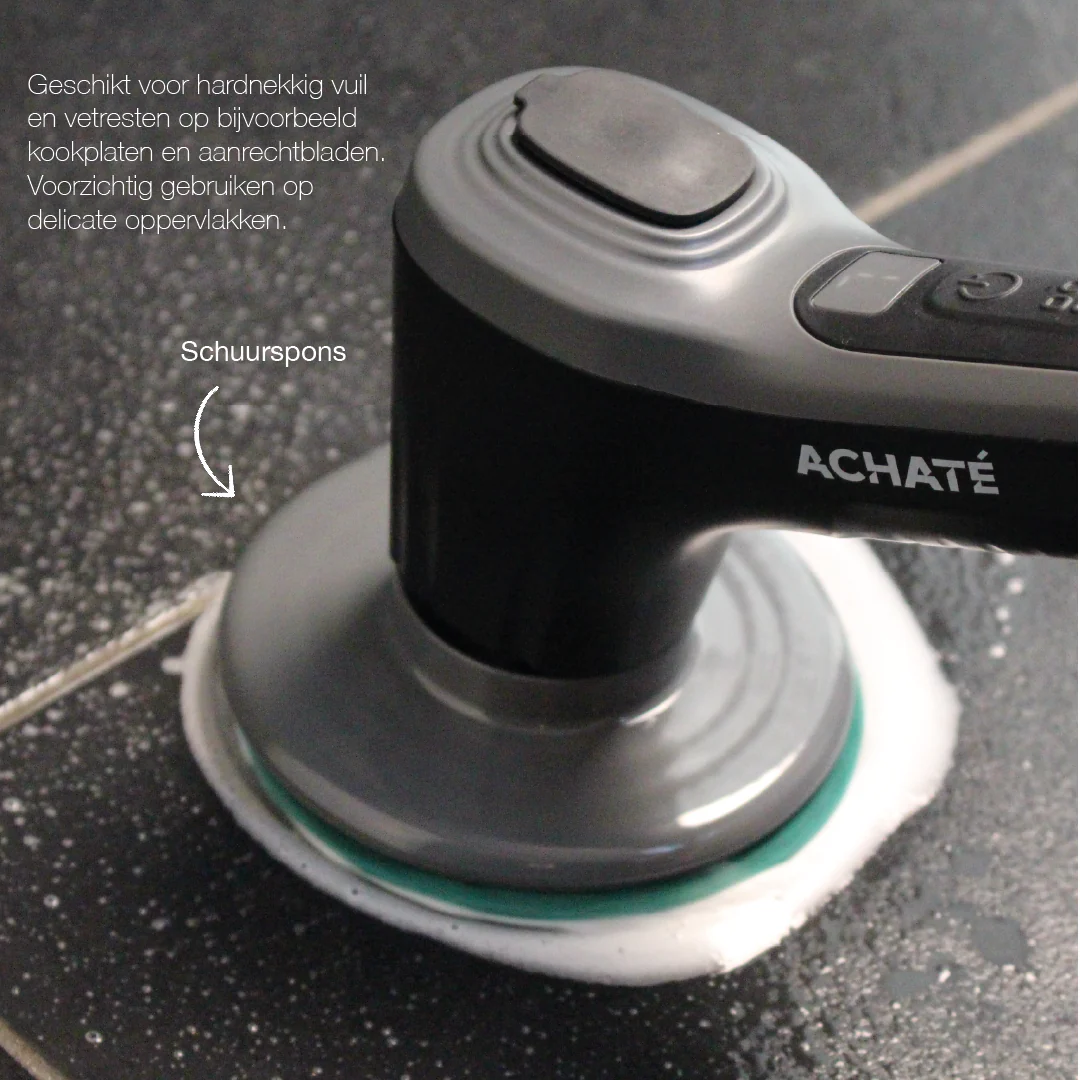Achaté Elektrische Schoonmaakborstel - extra borstels - Image 4