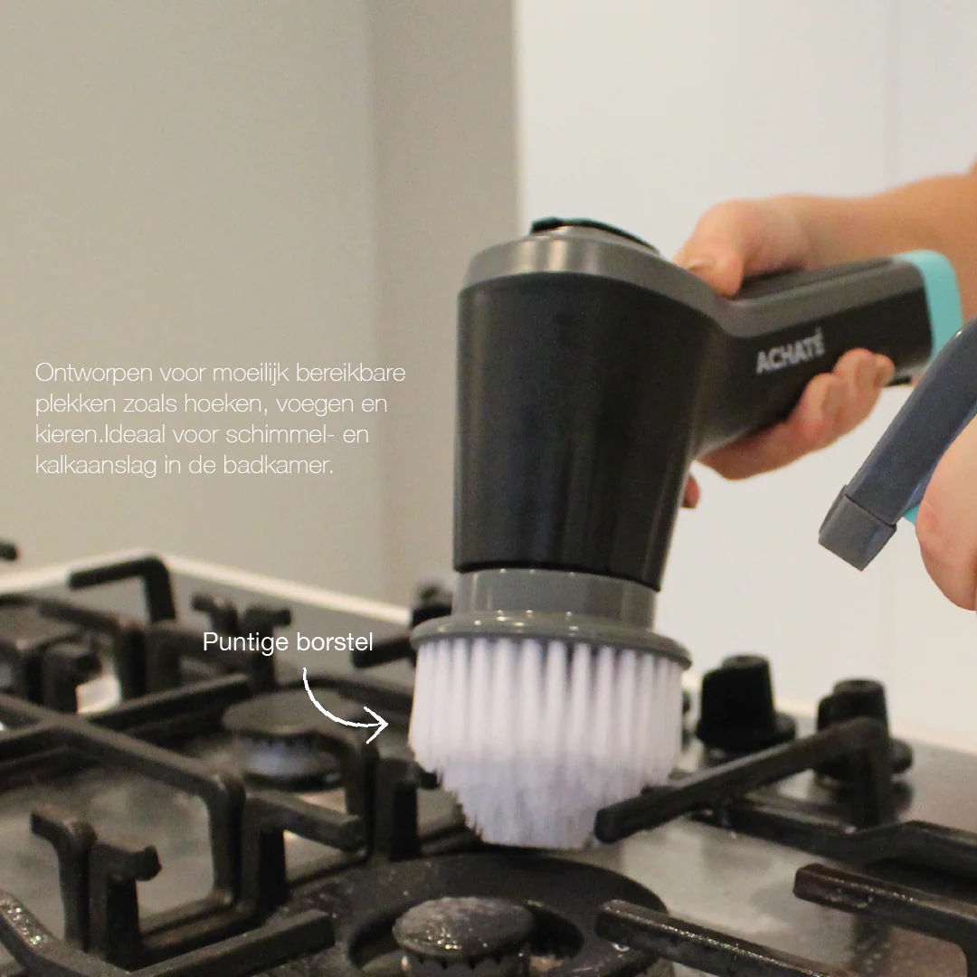 Achaté Elektrische Schoonmaakborstel - extra borstels - Image 7