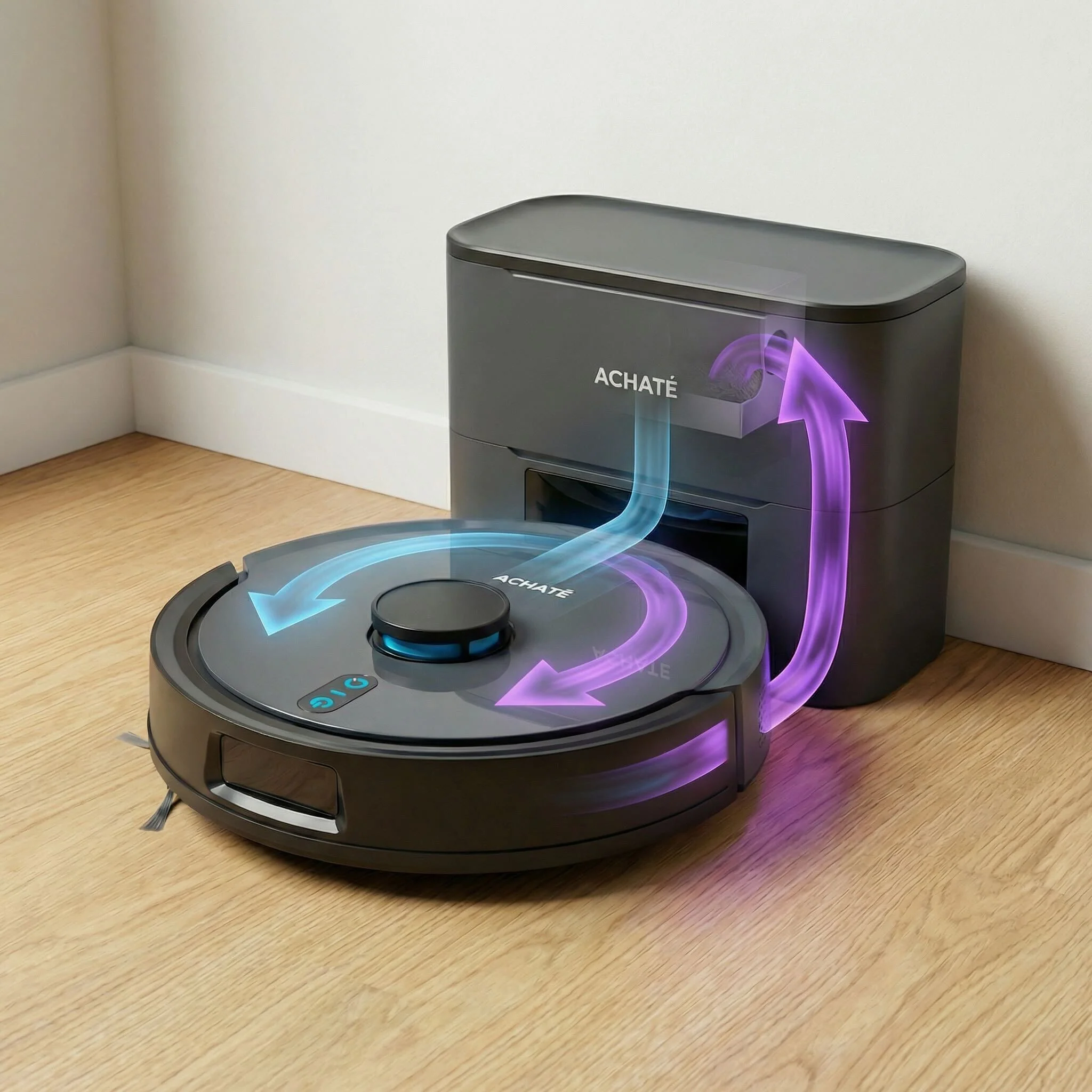 Achaté Robotstofzuiger met dweilfunctie - Image 9