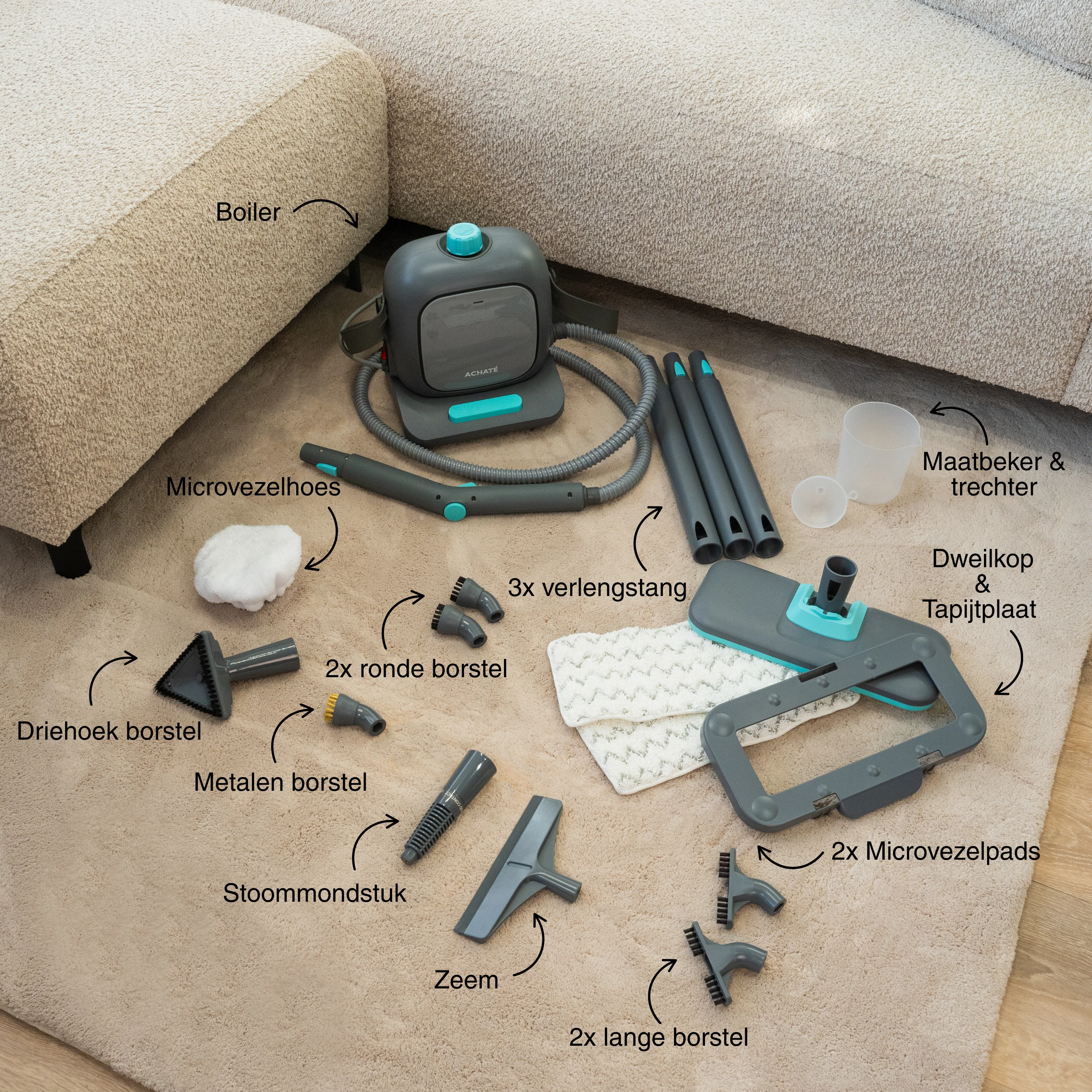 Achaté Stoomreiniger PRO V2 - Image 12