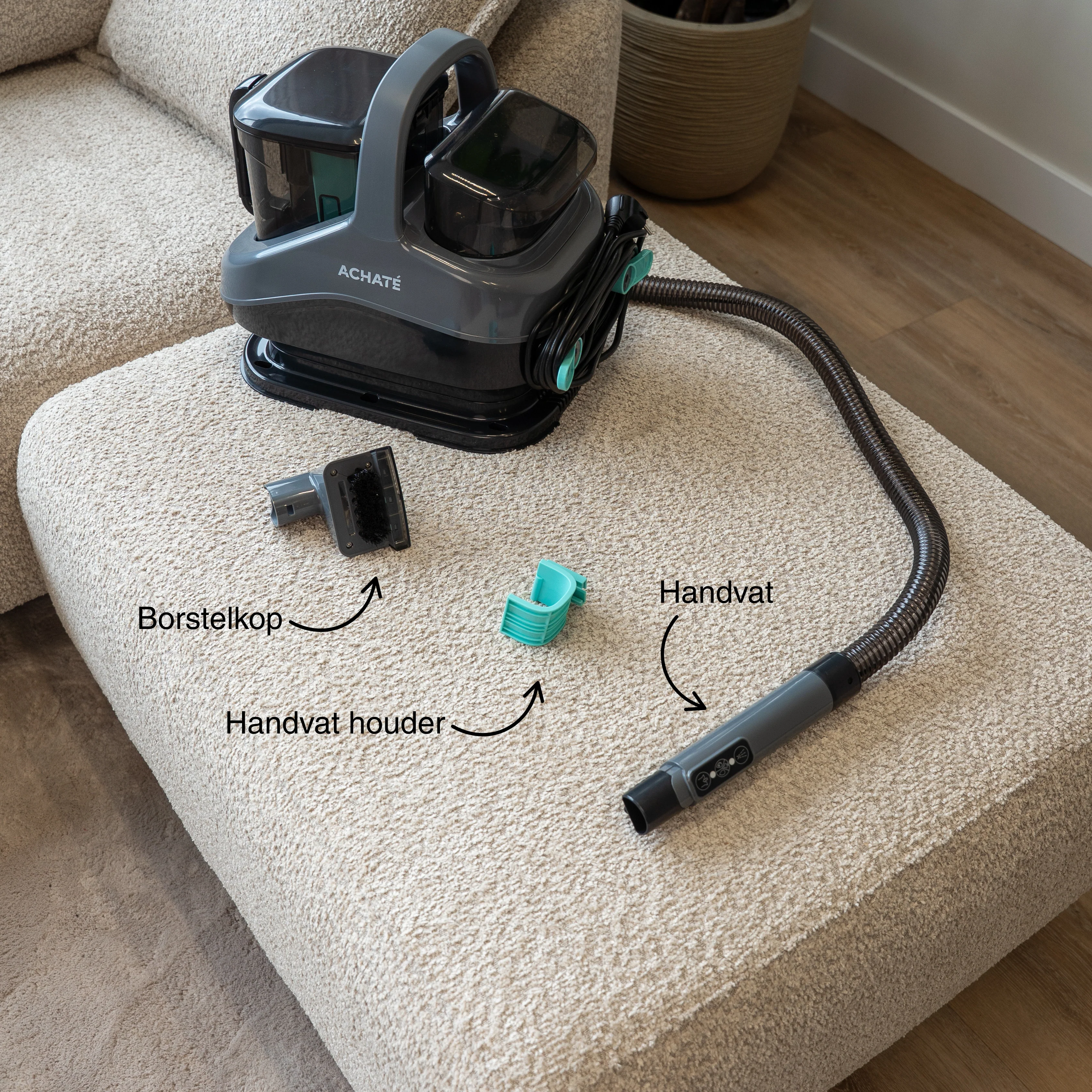 Achaté Vlekkenreiniger PRO met Stoom & Heet water - Image 11