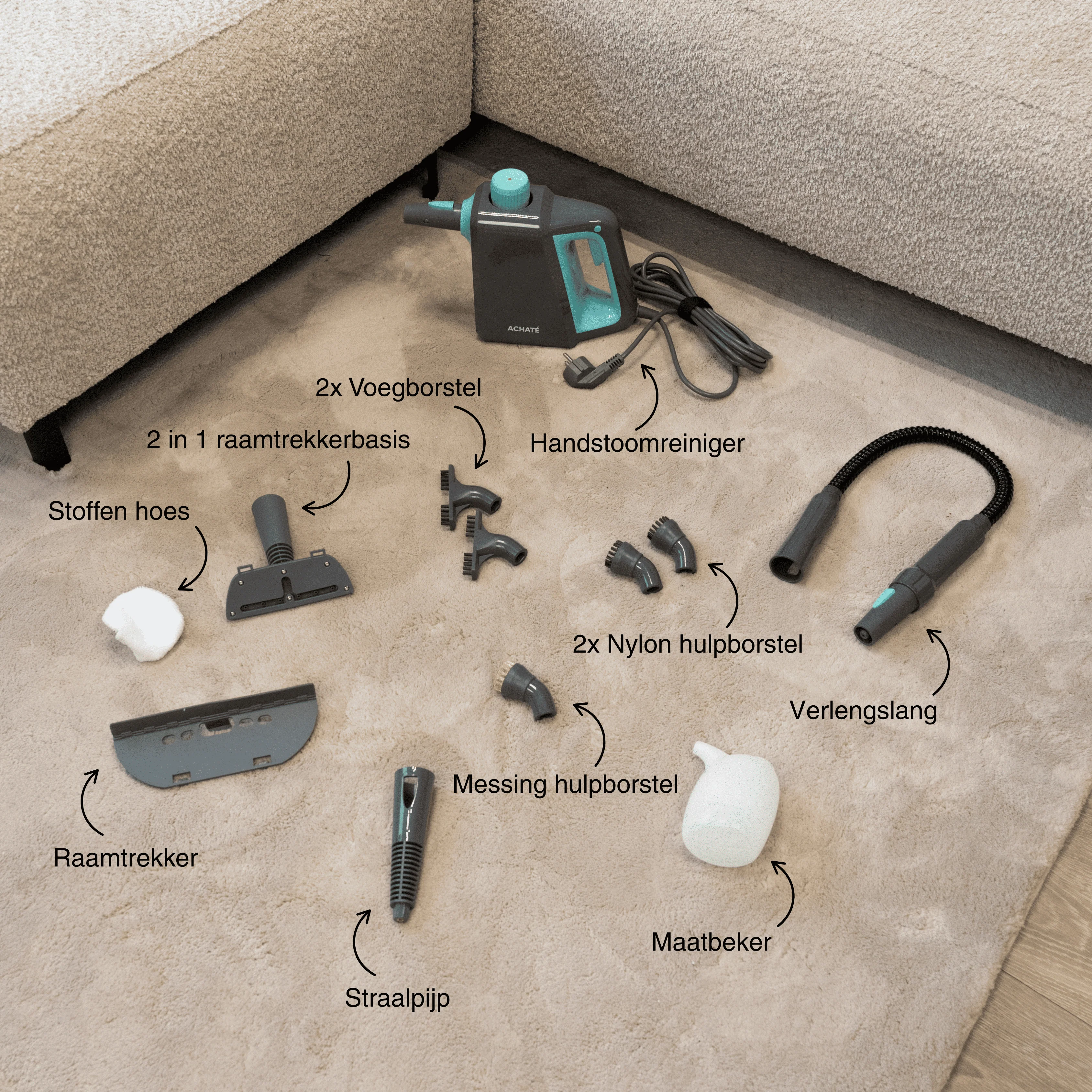 Achaté Handstoomreiniger PRO - Image 9